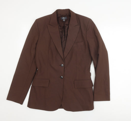 Mexx Women’s Brown Blazer Regular Fit Size 10