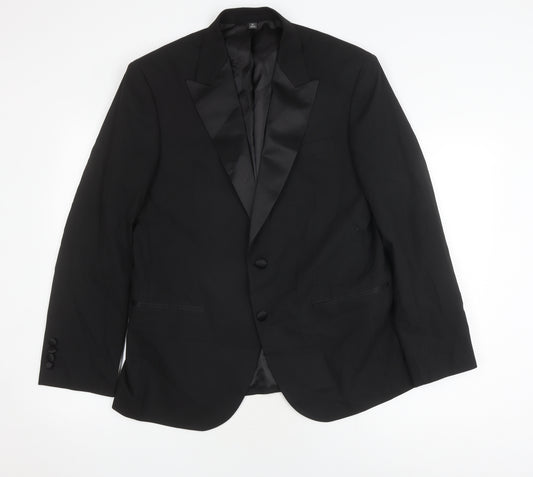 Marks and Spencer Men's Black Tuxedo Suit Jacket 40S