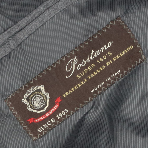Marks and Spencer Grey Striped 44L Blazer for Men
