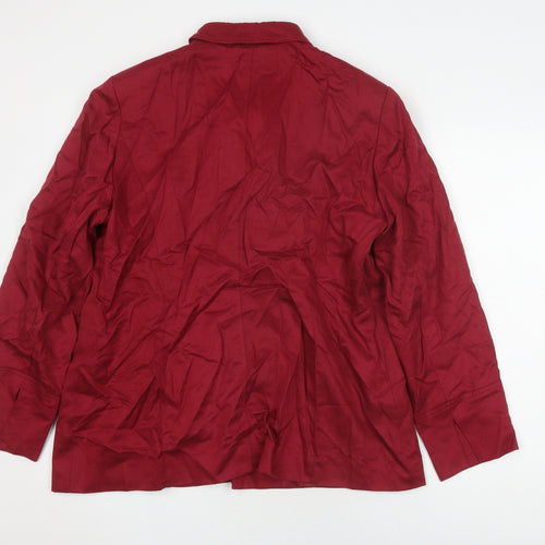 Country Casuals Women's Red Blazer Size 18