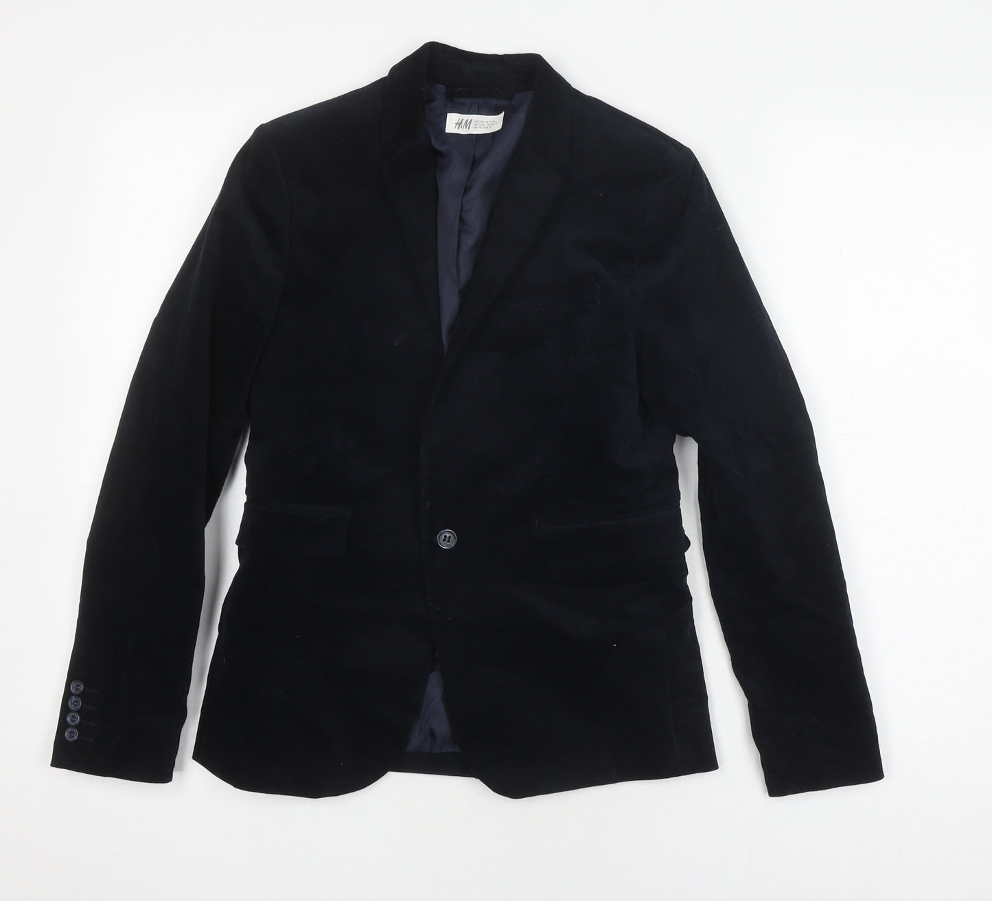 H&M Boys Black Blazer 11-12 Years Formal Suit Jacket
