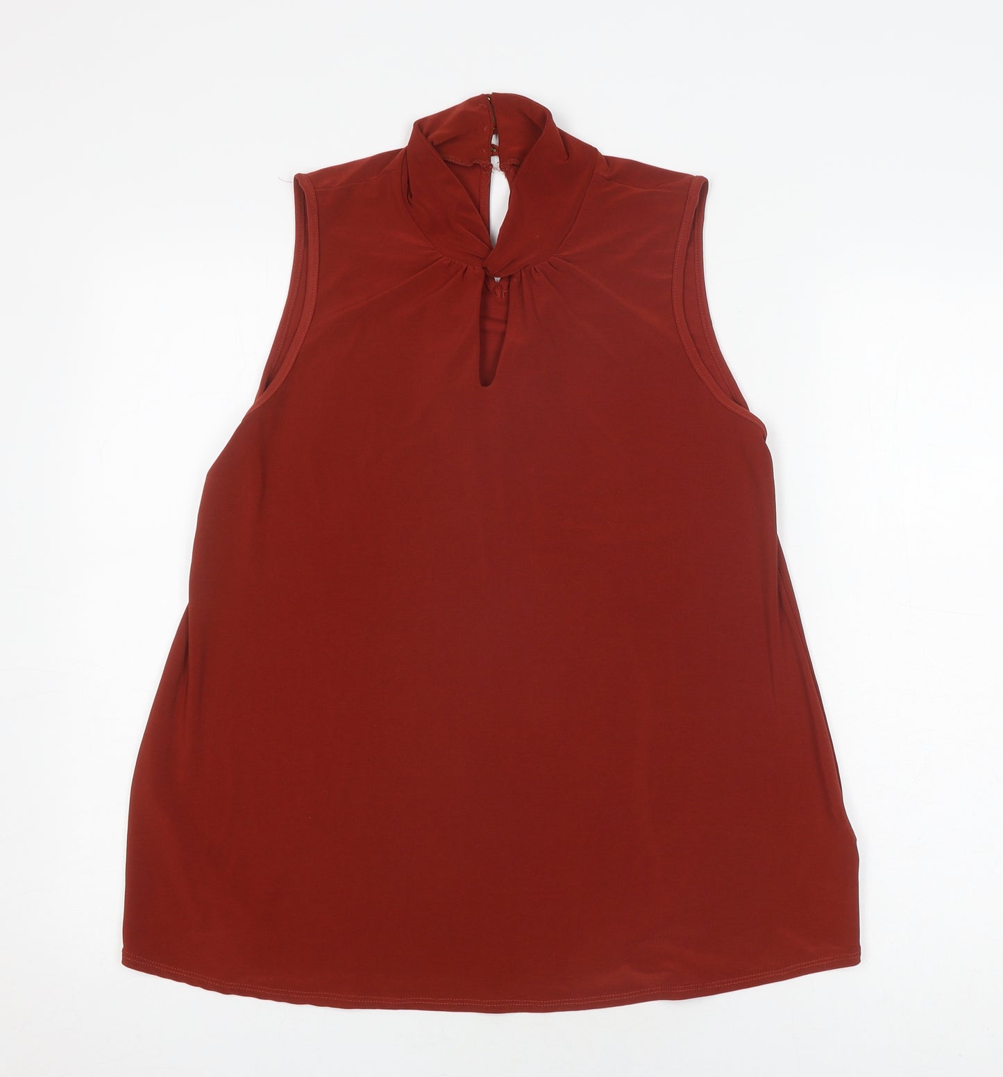 Wallis Women’s Red High Neck Tank, Size 12