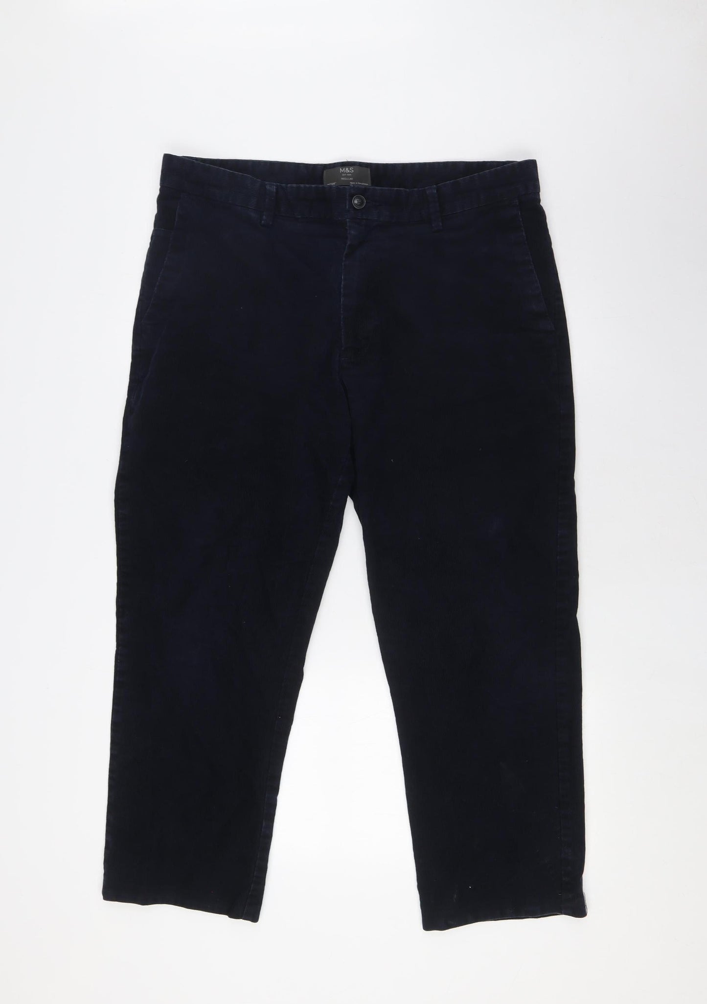 Marks and Spencer Men's Black Corduroy Jeans 36R