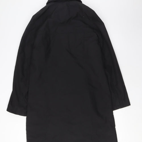 House of Fraser Women's Black Overcoat Size 12