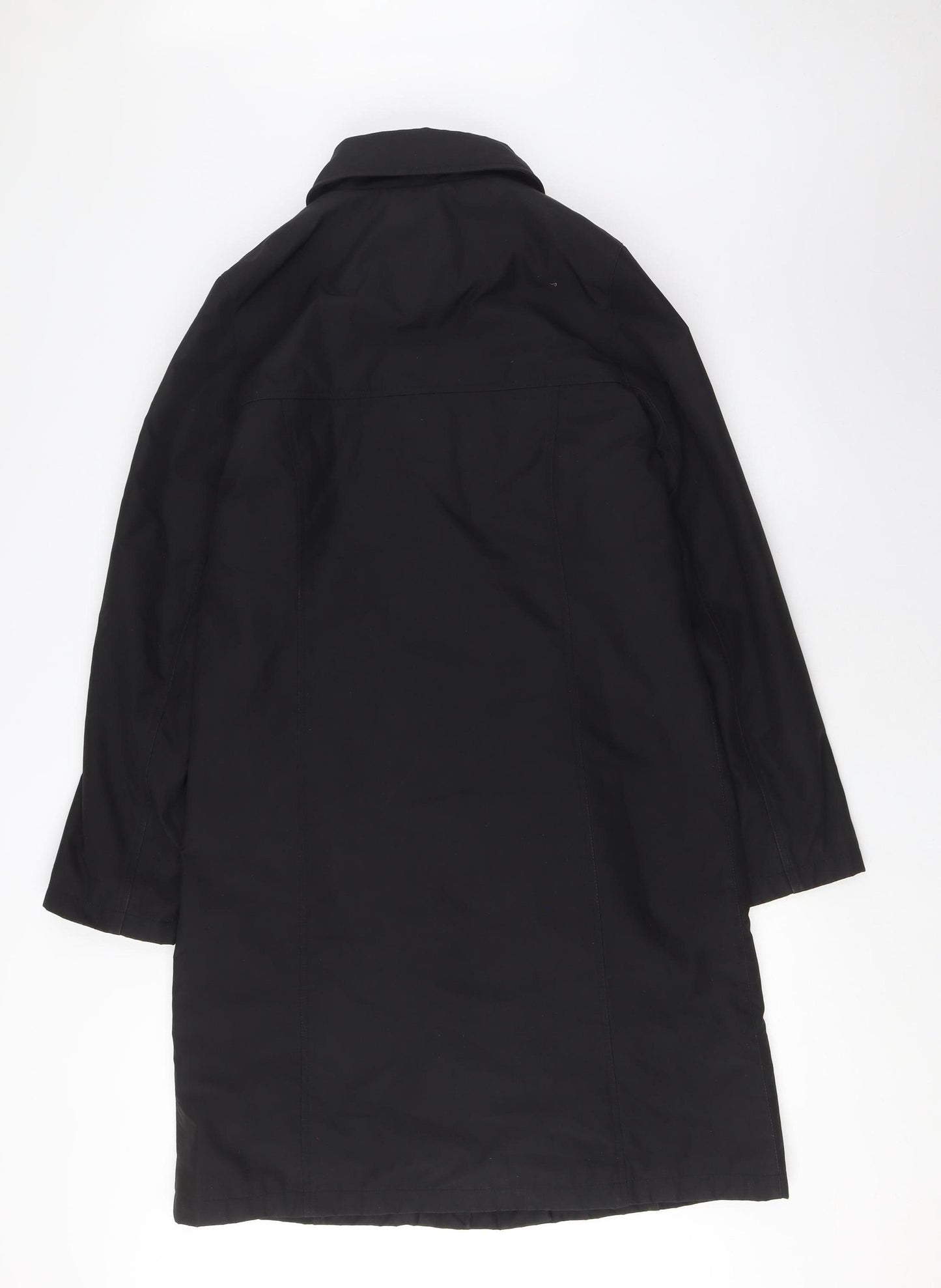 House of Fraser Women's Black Overcoat Size 12