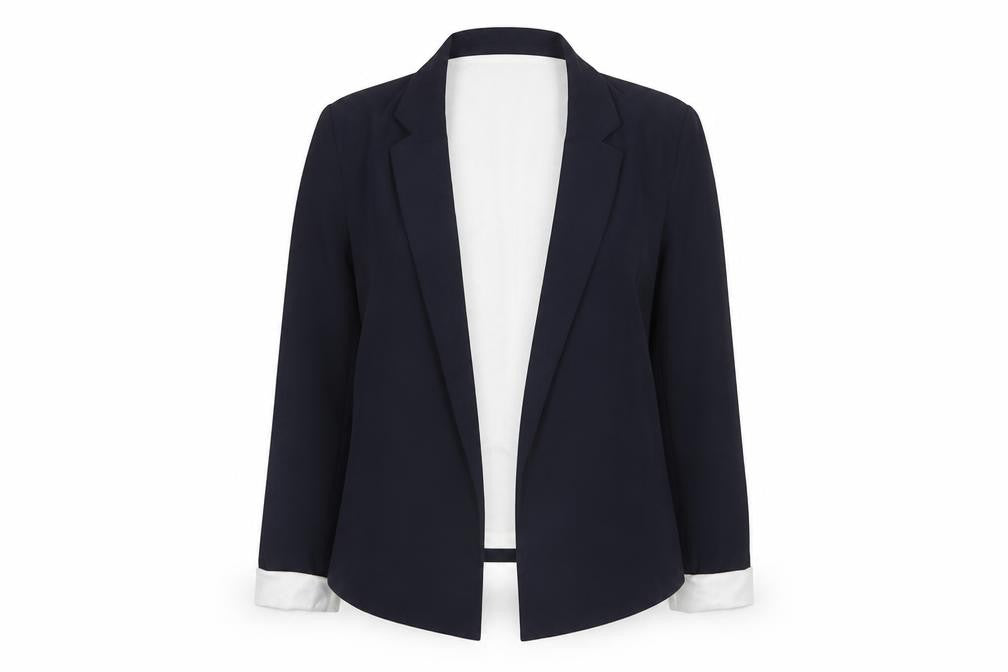 Front view of Dorothy Perkins Women's Black Blazer, size 12, - NWT