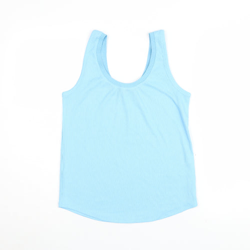 Marks and Spencer Blue Women's Tank Top - Size 10