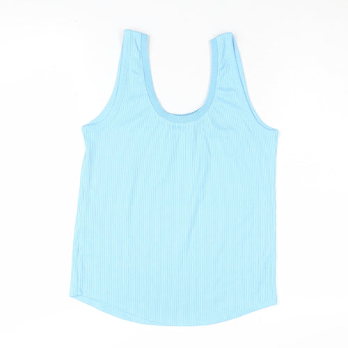 Marks and Spencer Blue Women's Tank Top - Size 10