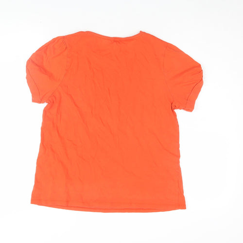 River Island Women’s Orange Size 12 Basic T-Shirt