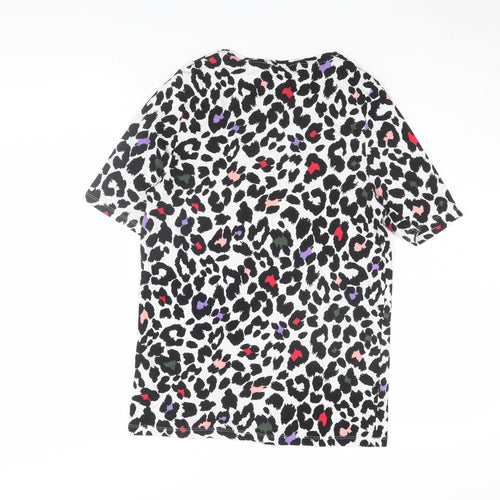 Marks and Spencer Women's Multicoloured Animal Print T-Shirt Size 14