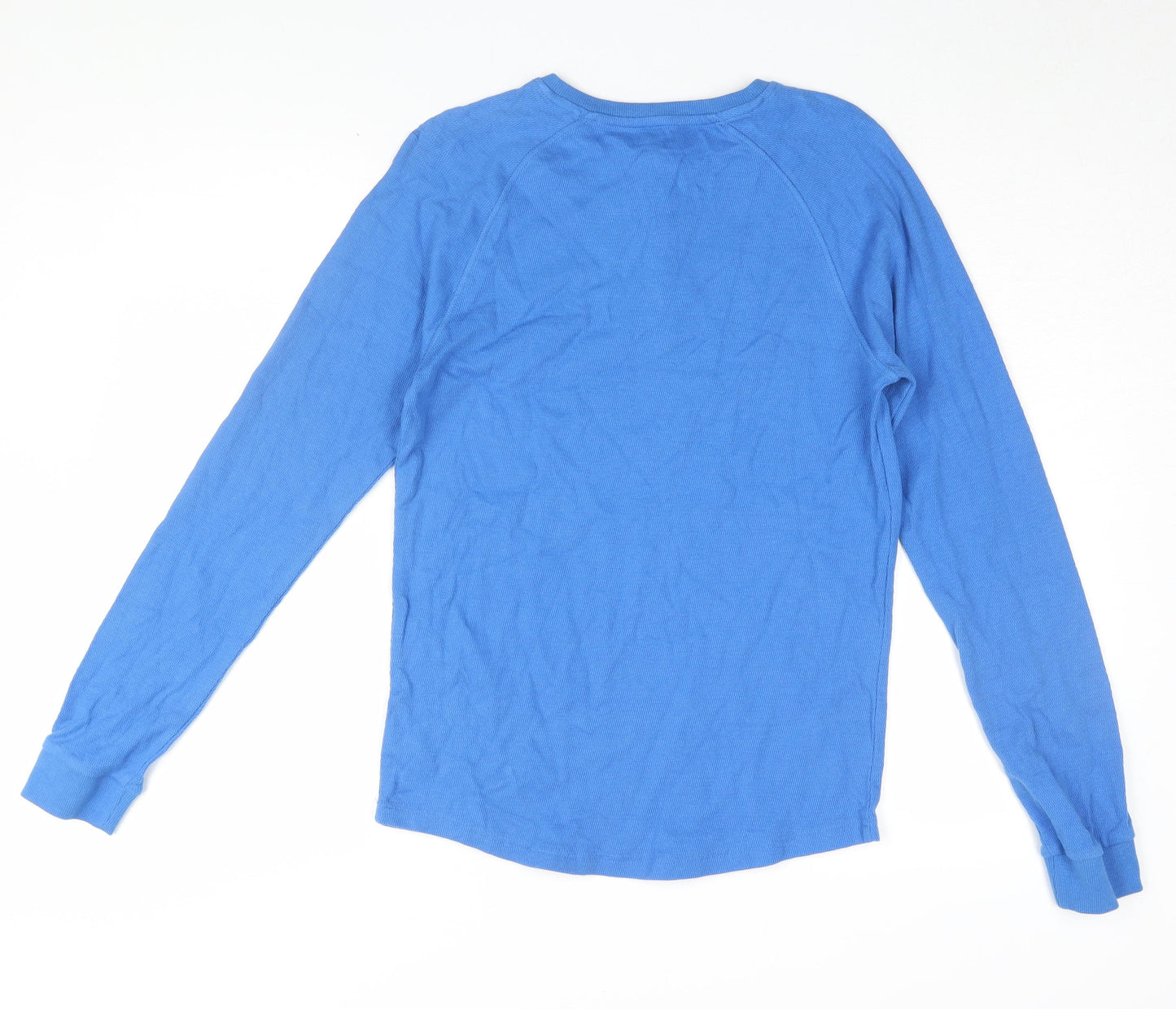 Next Boys Blue Long Sleeve Jersey Shirt 13 Years Casual