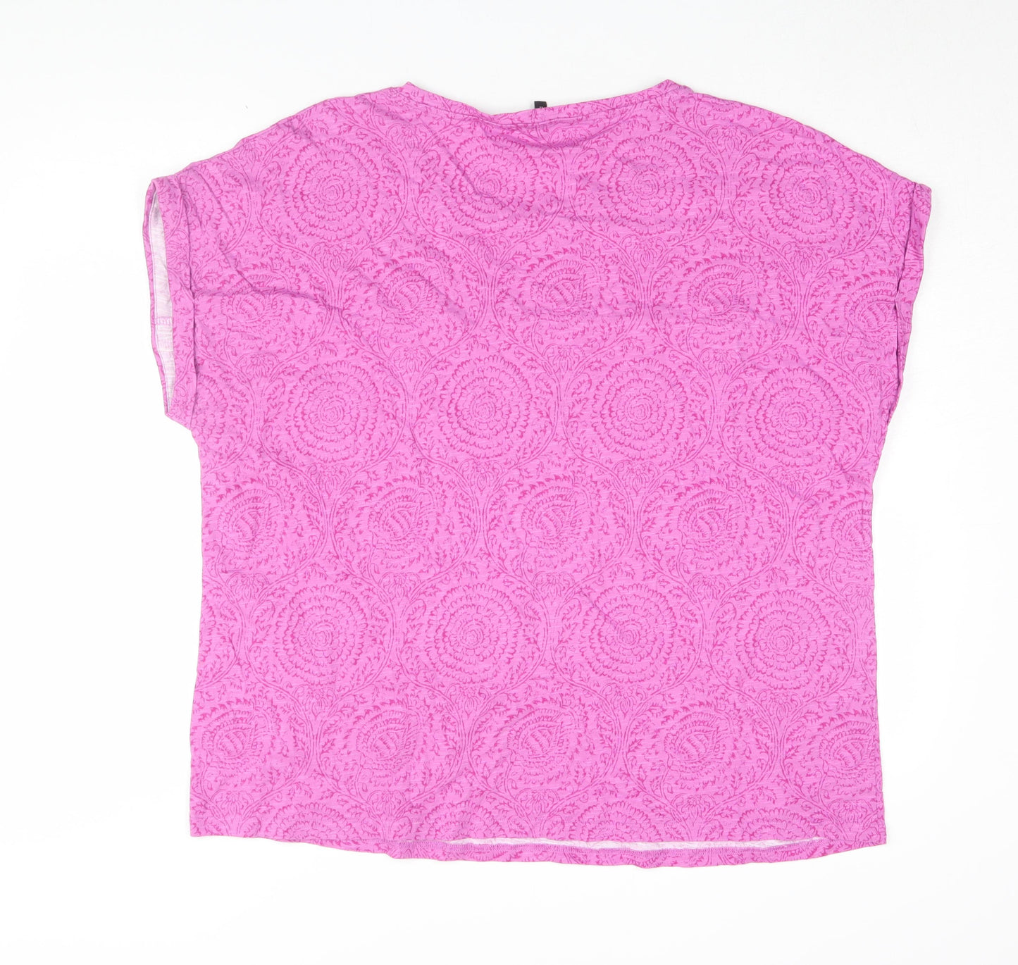 Bonmarché Women's Pink Size 22 Jersey Top