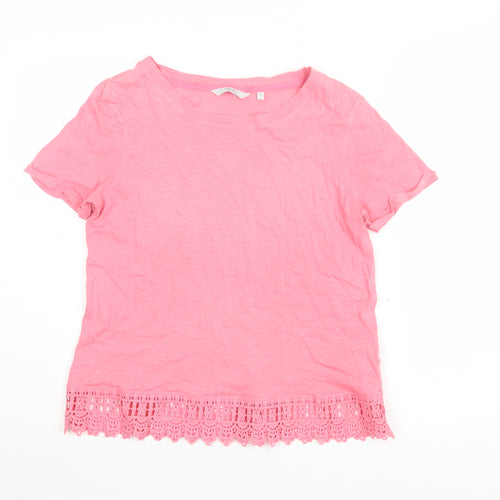 Next Women's Pink Basic T-Shirt - Size 10