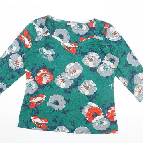 Marks and Spencer Floral Blouse Women Green Size 14