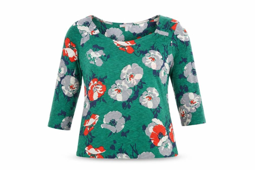 Marks and Spencer Floral Blouse Women Green Size 14