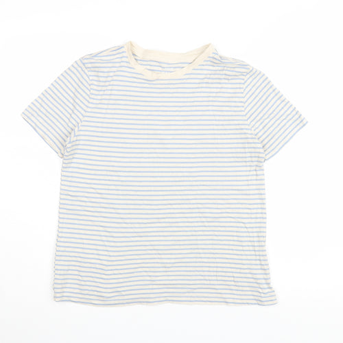 MNG Women's Striped Ringer T-Shirt, Multicoloured, M