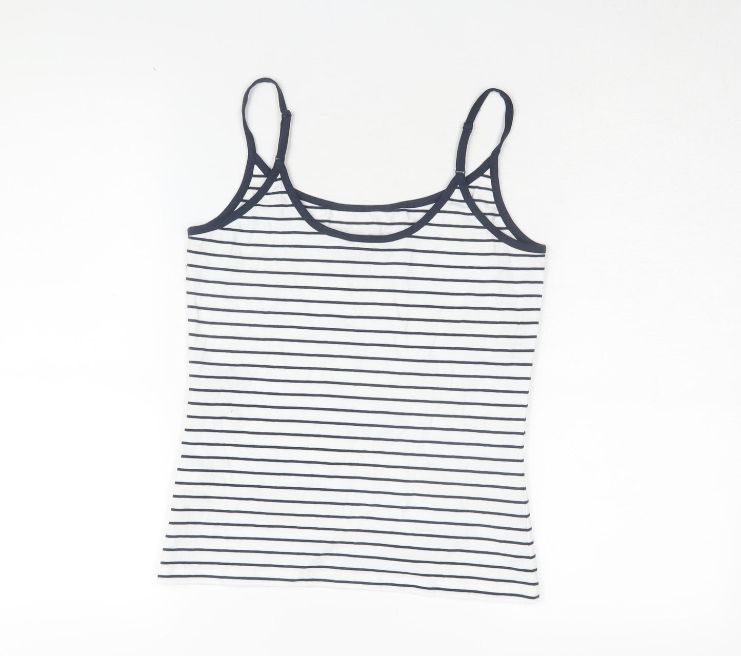 Marks and Spencer Women’s White Striped Camisole Tank