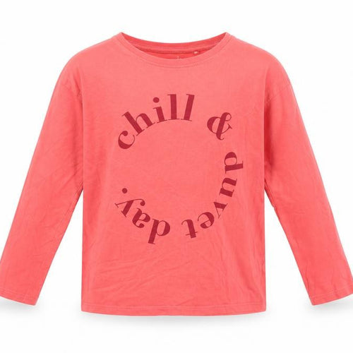 Next Girls Red Graphic Long Sleeve T-Shirt 9-10 Yrs
