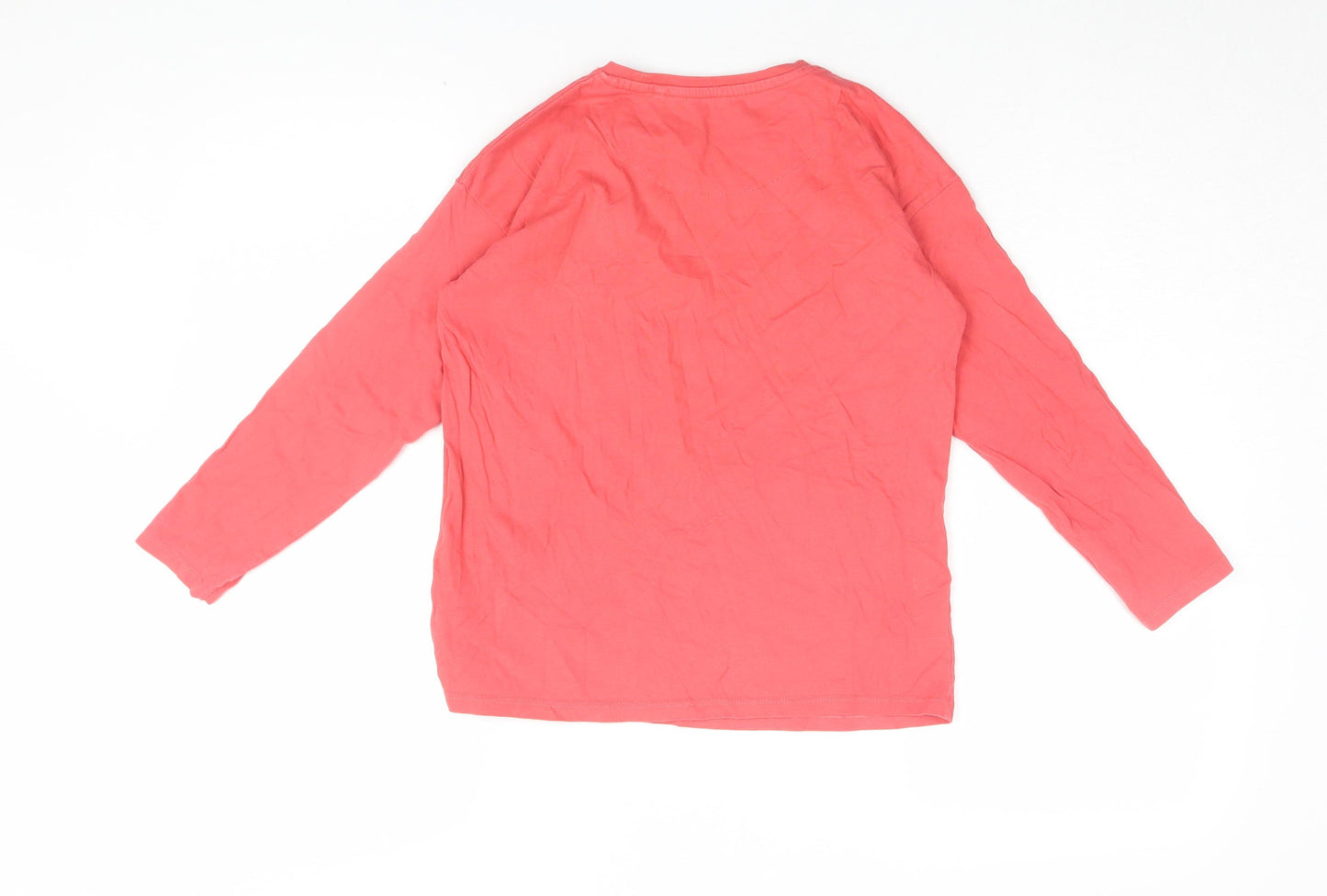 Next Girls Red Graphic Long Sleeve T-Shirt 9-10 Yrs