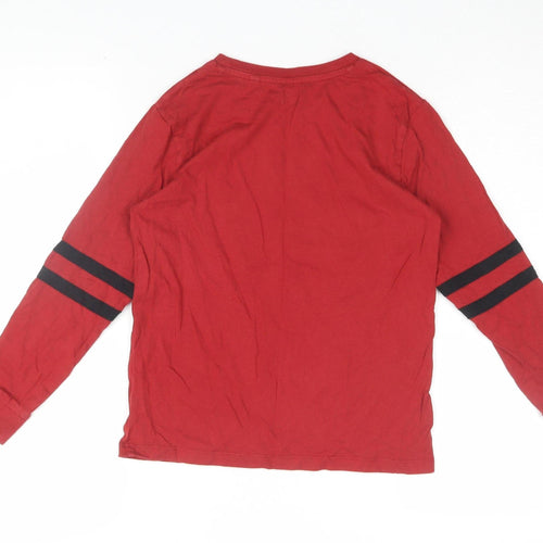 Next Boys Red Graphic Long Sleeve T-Shirt, 9 Years