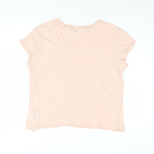 Topshop Women’s Petite Pink Casual T-Shirt Size 12