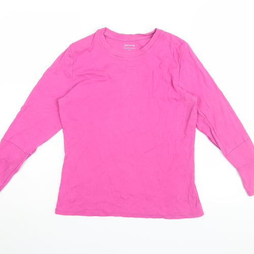 John Lewis Women's Pink Long Sleeve T-Shirt Size 12