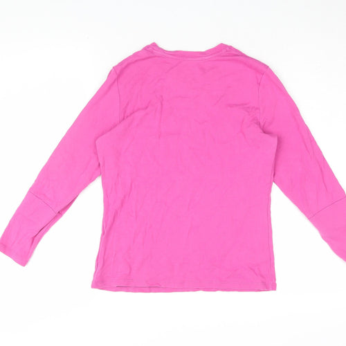 John Lewis Women's Pink Long Sleeve T-Shirt Size 12