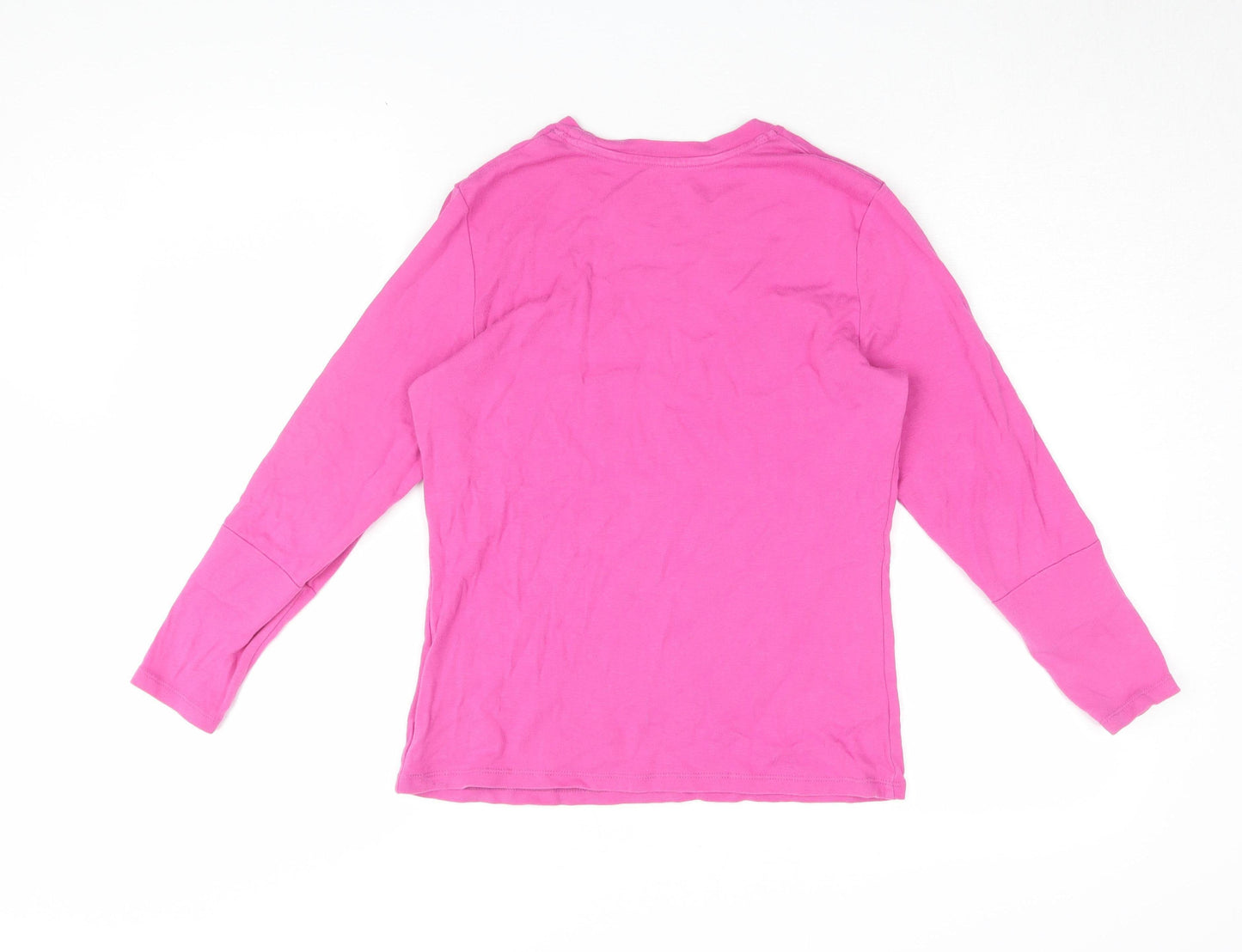 John Lewis Women's Pink Long Sleeve T-Shirt Size 12