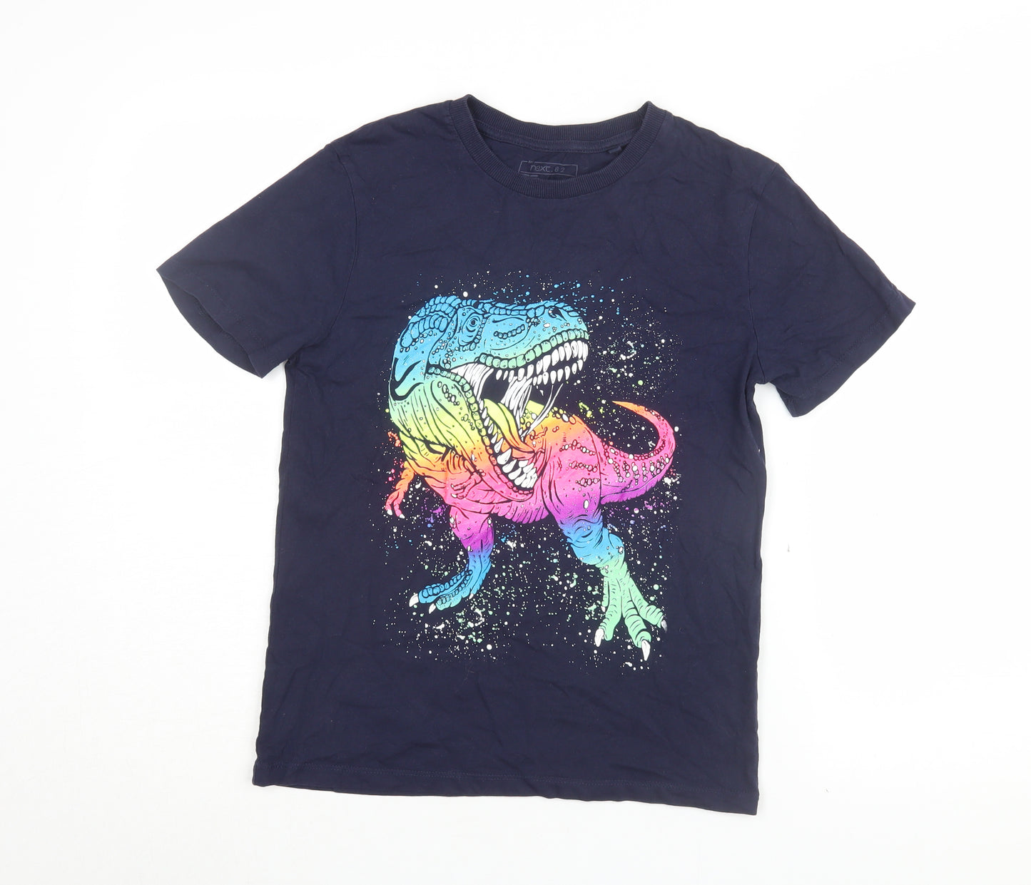 Next Boys Blue Dinosaur Graphic T-Shirt, 12 Years