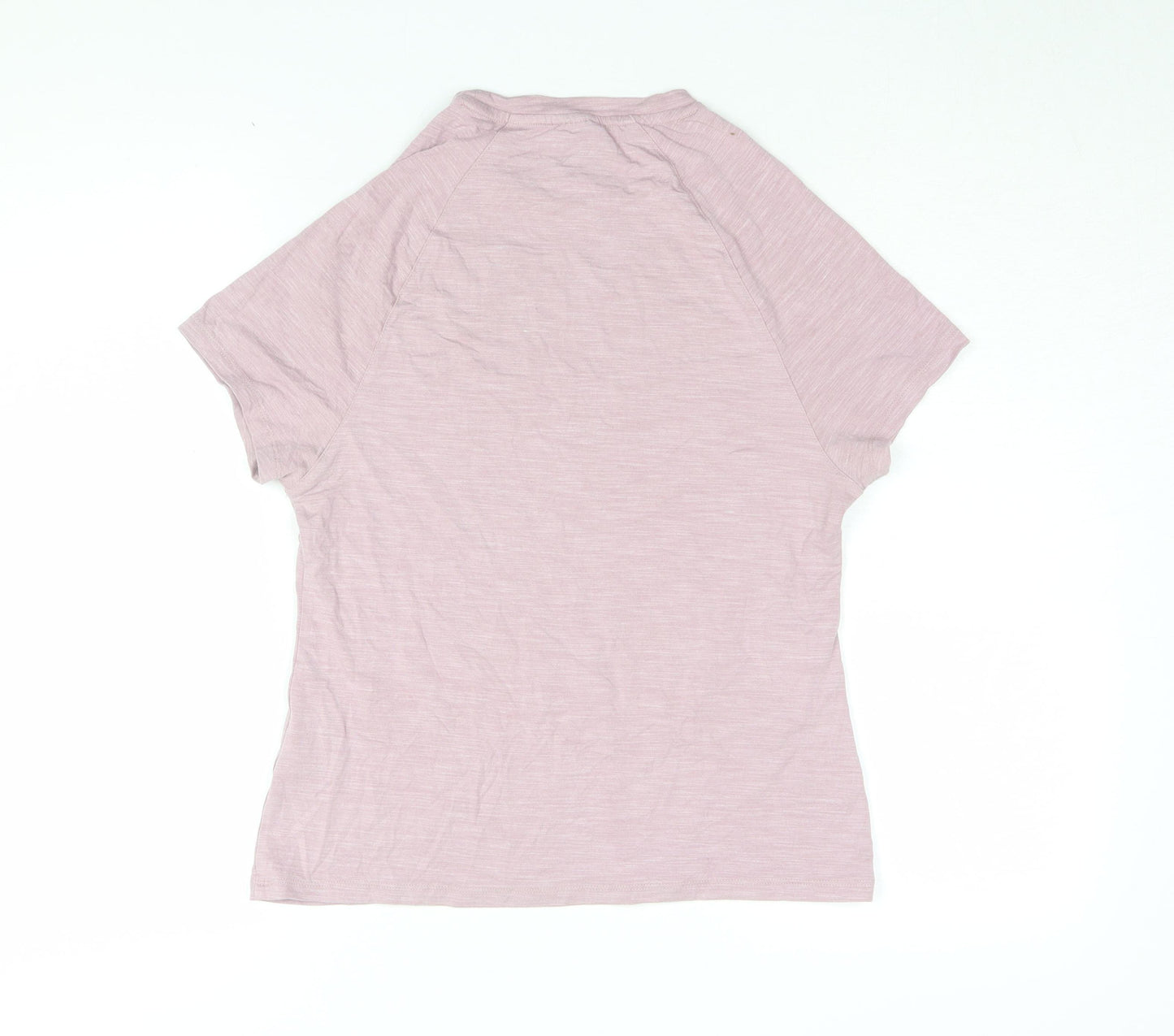 MP Women's Pink Regular Fit Gym T-Shirt, Size S