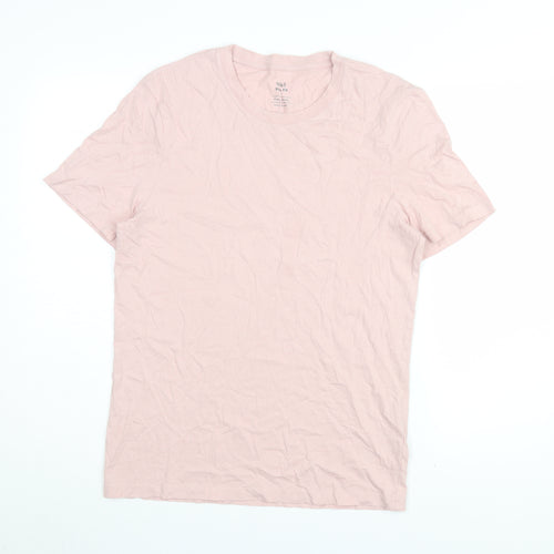 Marks and Spencer Men's Pink Slim Fit T-Shirt, S