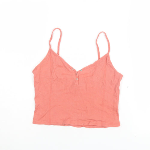 Topshop Women's Pink Camisole Top, Size 10, Slim Fit