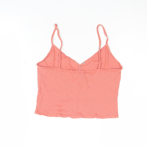 Topshop Women's Pink Camisole Top, Size 10, Slim Fit