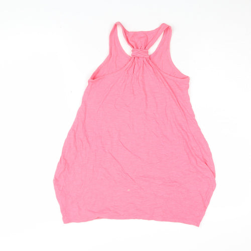 Marks and Spencer Girls Pink Sleeveless Tank Top 10 Years
