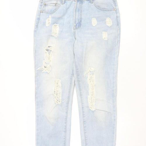 Glamorous Women’s Light Blue Boyfriend Jeans M