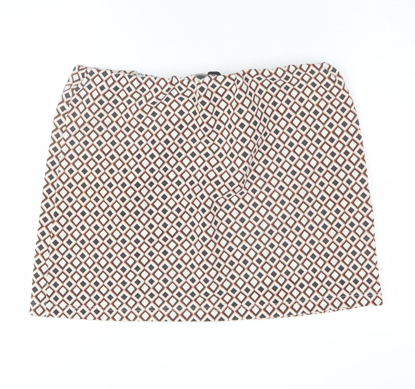 New Look Women's Geometric Short Skirt Size 16