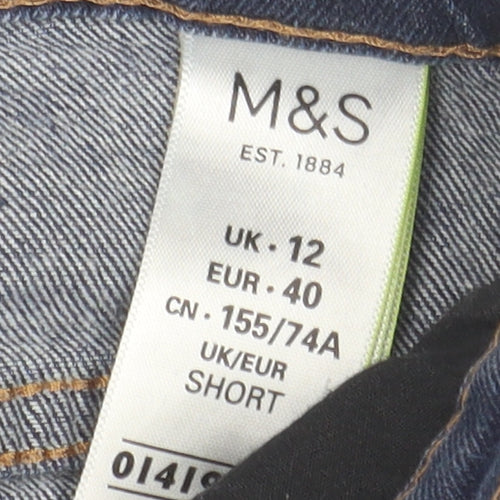 Marks and Spencer Women's Blue Straight Jeans Size 12