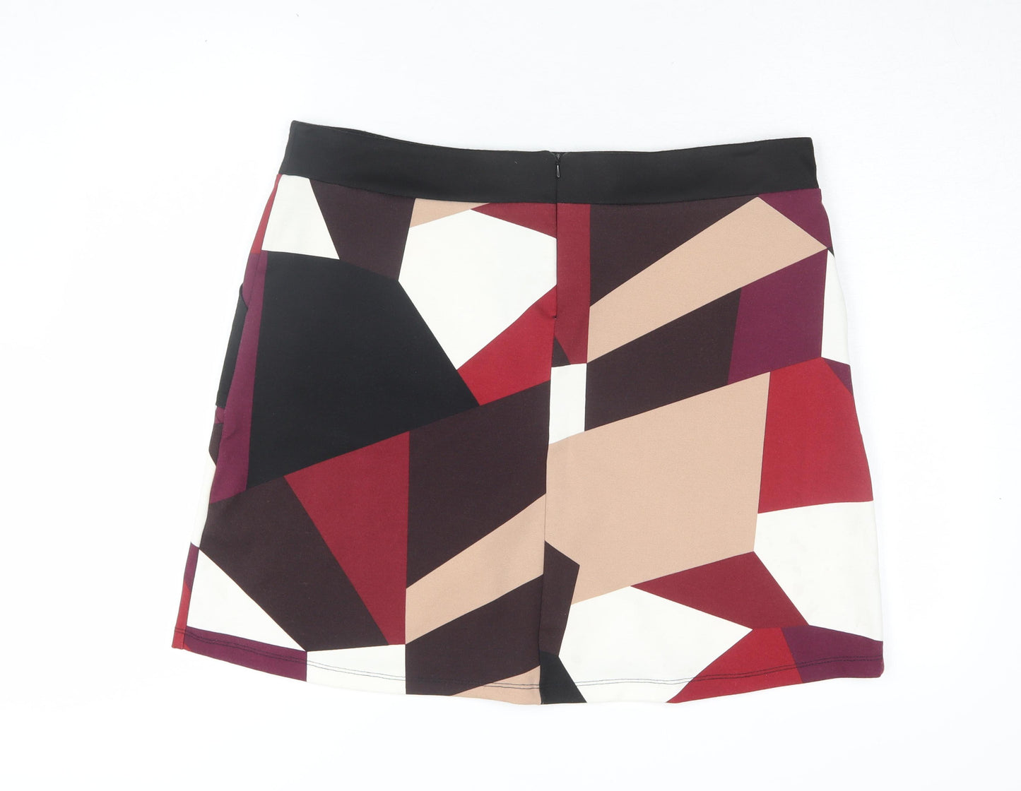 Wallis Women's Multicoloured Geometric Skirt Size 16