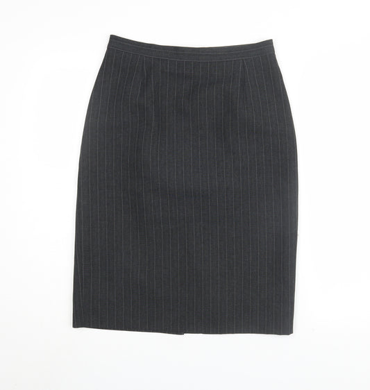 Marks and Spencer Women's Grey Pencil Skirt Size 12