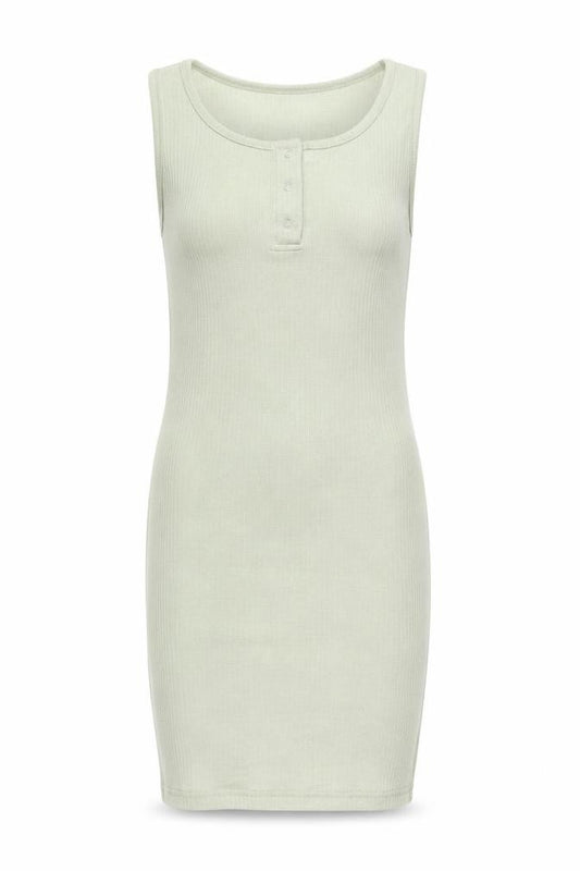 Front view of PRETTYLITTLETHING Women's Green Tank Dress, size 10