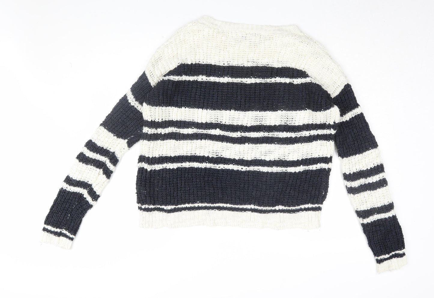 New Look Women's Multicoloured Striped Pullover Jumper