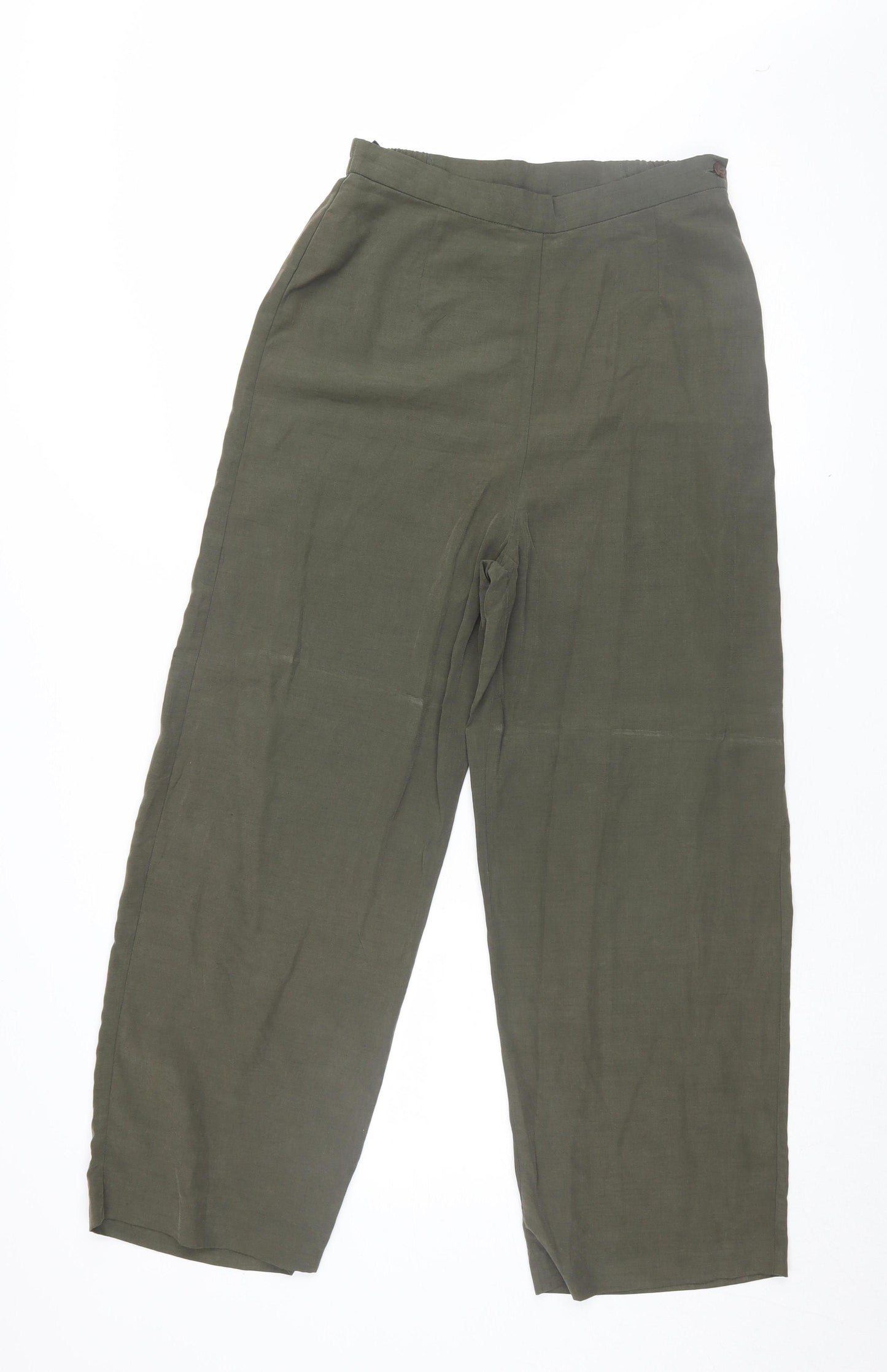 Alexon Women's Green Cropped Trousers Size 10