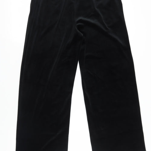 Marks and Spencer Women's Black Velvet Trousers