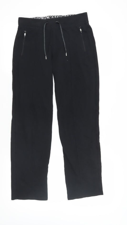 Marks and Spencer Women's Black Jogger Trousers Size 10