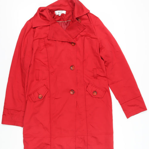 NEXT Women’s Red Trench Coat UK 16