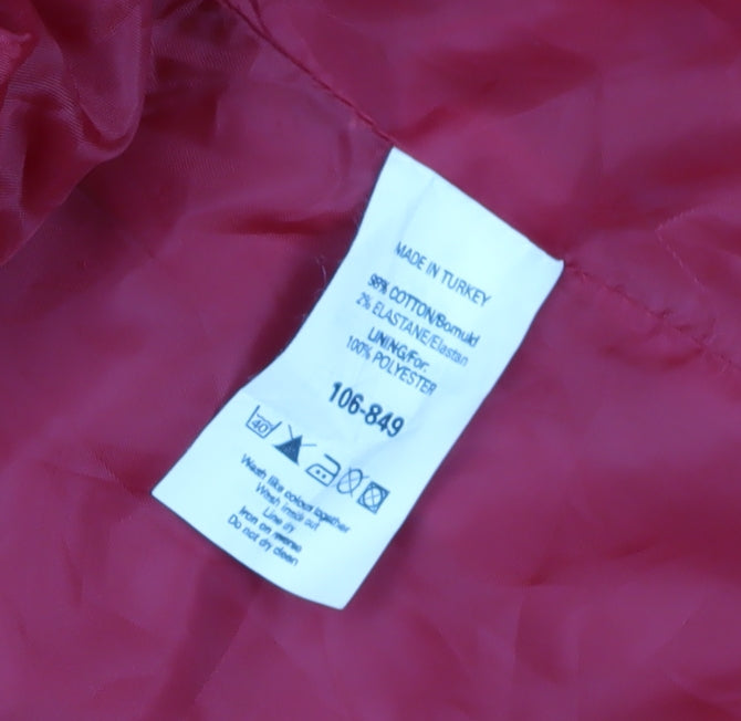 NEXT Women’s Red Trench Coat UK 16