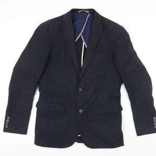 Next Men's Black Blazer Size 38R - Stylish & Elegant