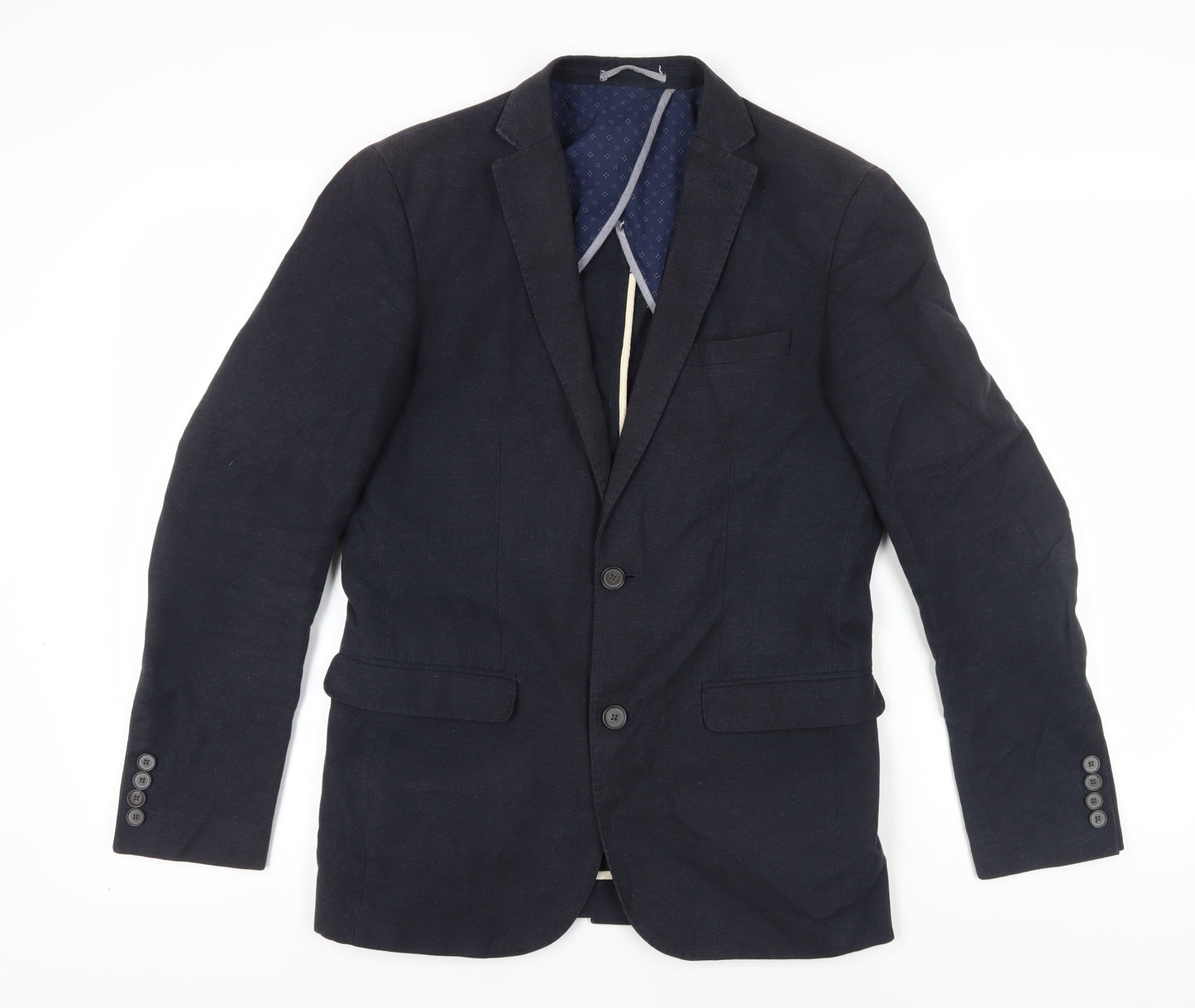 Next Men's Black Blazer Size 38R - Stylish & Elegant