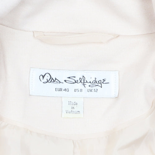 Miss Selfridge Women’s Beige Blazer Size 12
