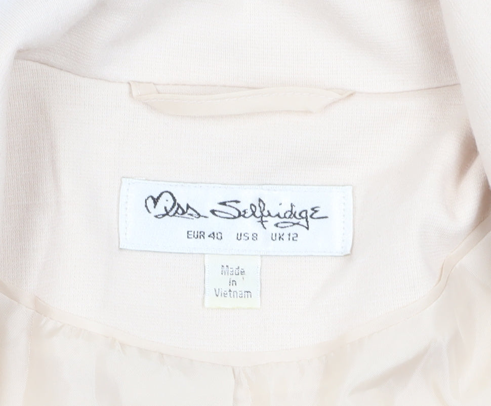 Miss Selfridge Women’s Beige Blazer Size 12